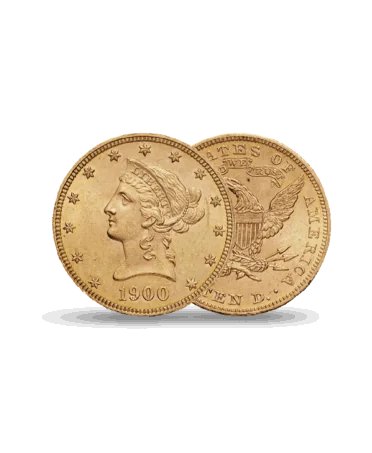 Amerikaanse gouden munt van tien dollar beschikbaar bij VIRTU LUXURY