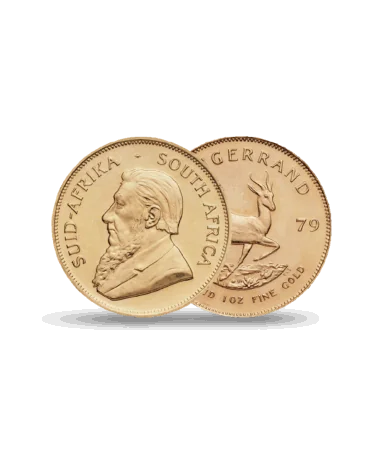 Gouden KRUGERRAND munt verkrijgbaar bij VIRTU LUXURY