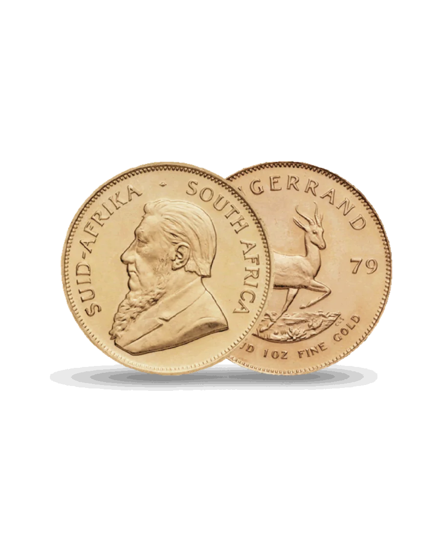 Gouden KRUGERRAND munt verkrijgbaar bij VIRTU LUXURY
