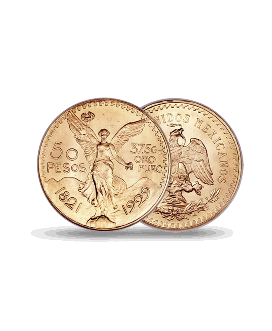 Gouden 50 Mexicaanse Pesos CENTENARIO munt beschikbaar bij VIRTU LUXURY