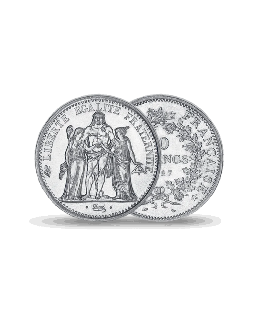 10 frank HERCULES Zilveren munt beschikbaar bij VIRTU LUXURY 10 frank HERCULES Zilveren munt beschikbaar bij VIRTU LUXURY