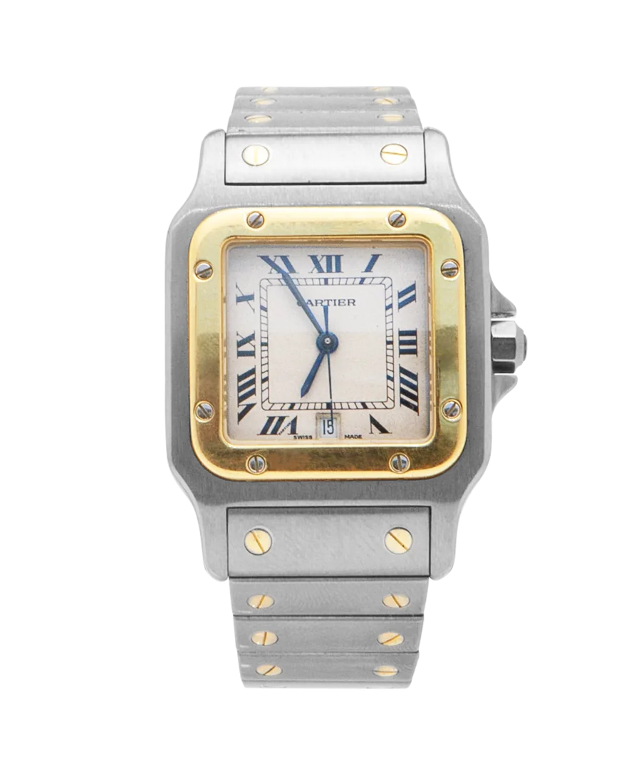 Santos Galbée horloge van het horlogehuis CARTIER. Verkrijgbaar bij VIRTU LUXURY. Santos Galbée horloge van het horlogehuis CARTIER. Verkrijgbaar bij VIRTU LUXURY.