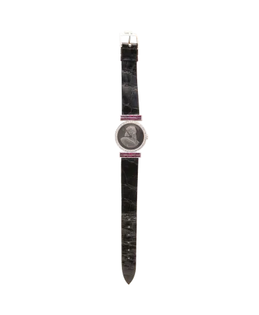 SAUDI KING horloge met briljante diamanten en robijnen. Verkrijgbaar bij VIRTU LUXURY.
