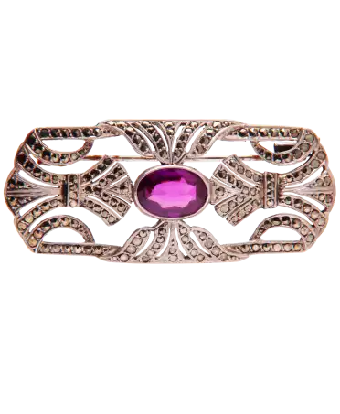 Mooie vintage broche is een broche die je zal laten schitteren, daar bestaat geen twijfel over.