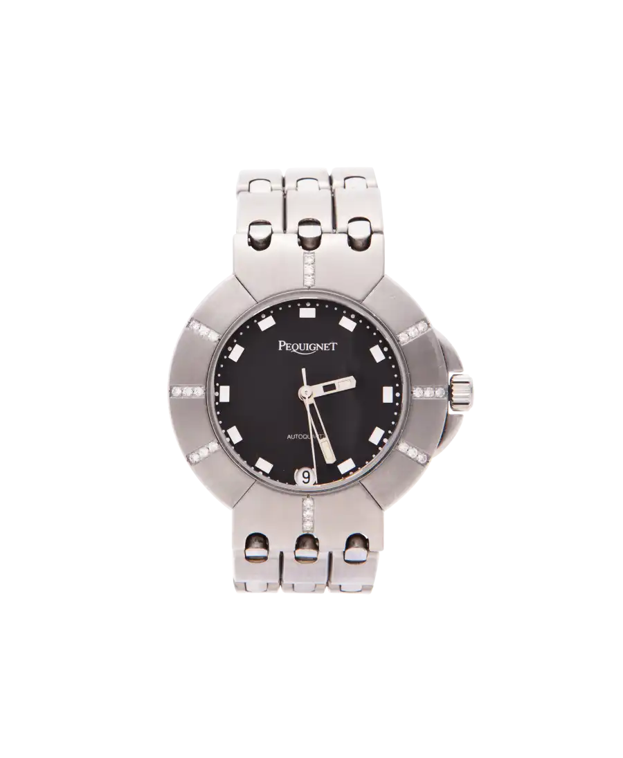 Luxe horloge in staal en natuurlijke diamanten. Verkrijgbaar bij HORLOGERIE bij VIRTU LUXURY