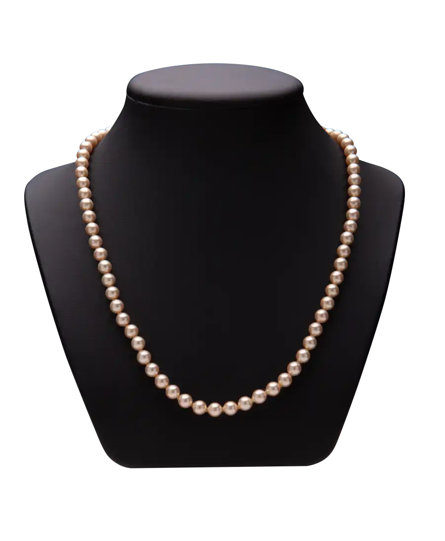 collier raffiné - perles TOP GEMME - collier de PERLES fermoir en or 18 carats - COLLIER LUXE- crème rosé collier raffiné - perles TOP GEMME - collier de PERLES fermoir en or 18 carats - COLLIER LUXE- crème rosé