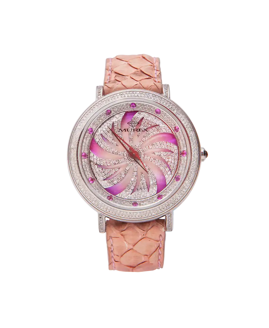 RSL925 Python Horloge met Diamanten en Robijnen. Verkrijgbaar bij VIRTU LUXURY.