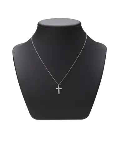 Cross Necklace - Frojo house - white gold - diamonds - prestigious necklace - Available at VIRTU LUXURY