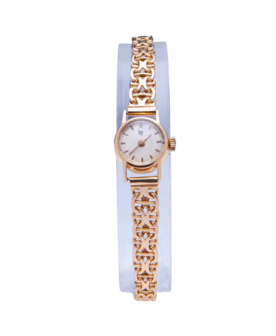 Horloge in 18-karaats geelgoud van het horlogehuis Lip