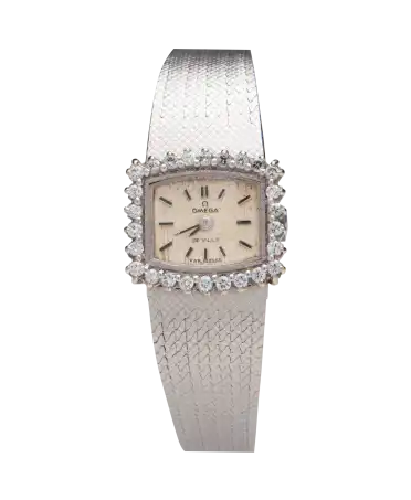 Polshorloge White Gold Diamonds Watch van het horlogehuis OMEGA. VIRTU LUXURY.