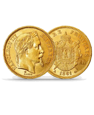 20 Gouden Franken munt Napoleon Tête Laurée Gouden munt Nap Napoleon 3 Napoleon III tete laurée