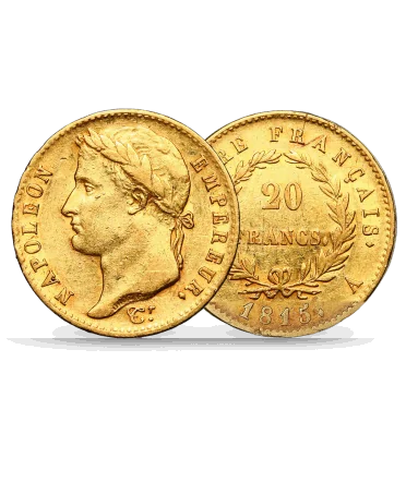 20 Frank Napoleon 1e gouden munt